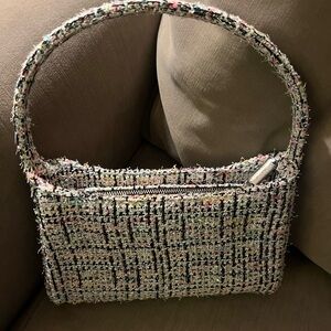 St.john X Edie Parker Burn
Shoulder Bag in Rainbow Tweed